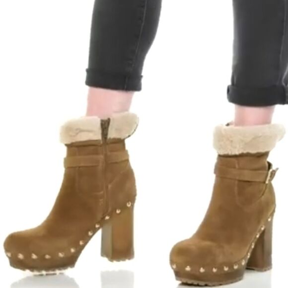 BRAND NEW GUESS DAMINA BLOCK HEEL PLATFORM BOOTS - Picture 9 of 16